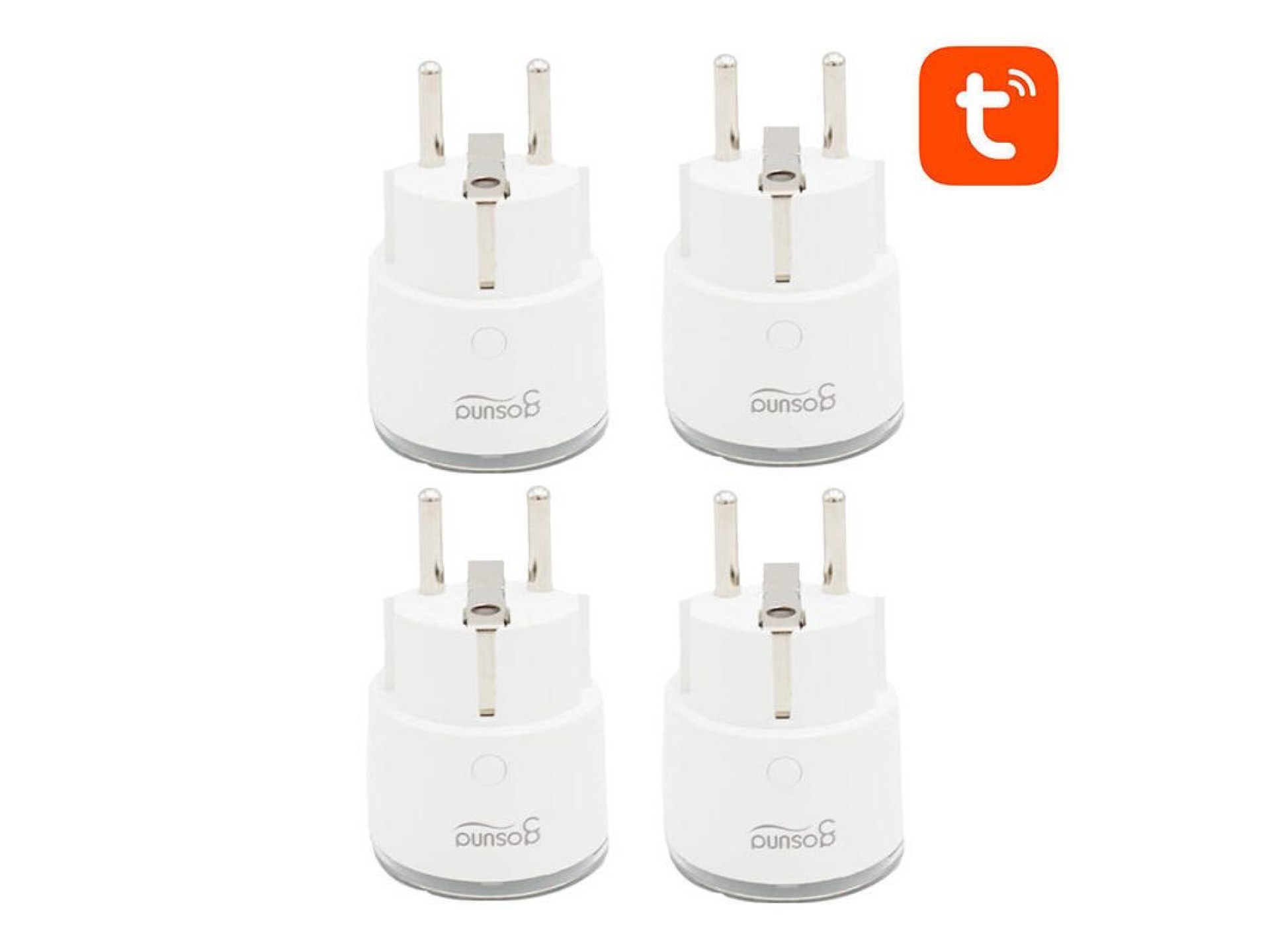 Enchufe inteligente WiFi Gosund SP111 3680W 16A, Tuya (paquete de 4)