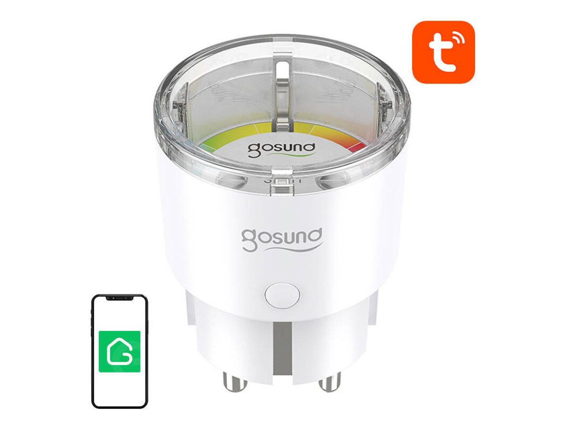 Enchufe inteligente Gosund SP111 con WiFi, 3680 W, 16 A, compatible con Tuya