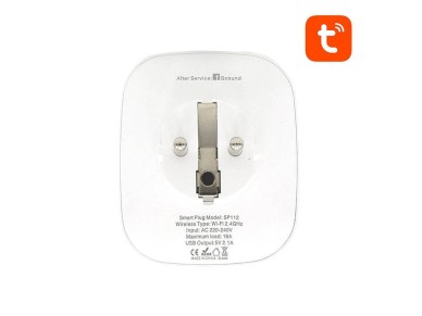Enchufe inteligente WiFi Gosund SP112 2xUSB, 16A, Tuya