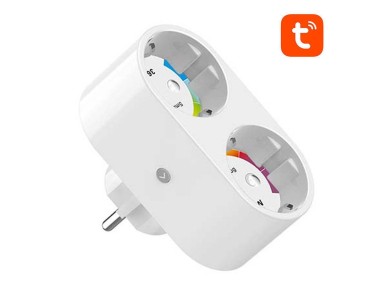 Enchufe inteligente dual WiFi Gosund SP211 3500W, Tuya
