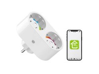 Enchufe inteligente dual WiFi Gosund SP211 3500W, Tuya Enchufe inteligente dual WiFi Gosund SP211 3500W, Tuya