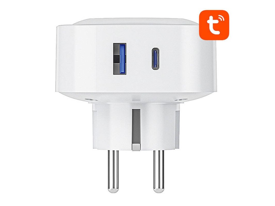 Tomada inteligente Wi-Fi/Bluetooth Gosund SP6 16A USB-C 20W Tuya