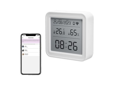 Sensor inteligente de temperatura y humedad Zigbee Gosund ST17 LCD Tuya
