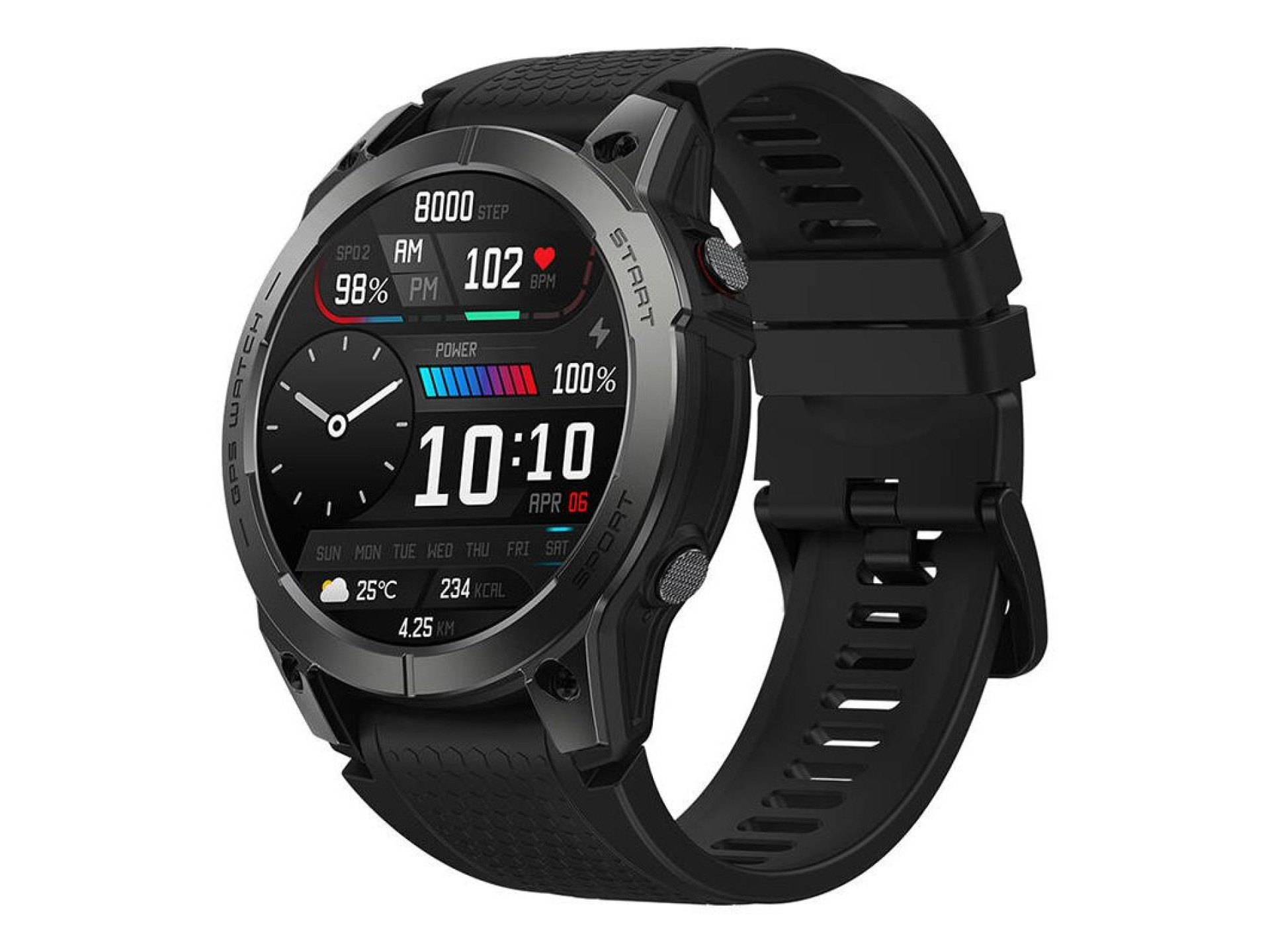 Smartwatch Zeblaze Stratos 3 (Black)