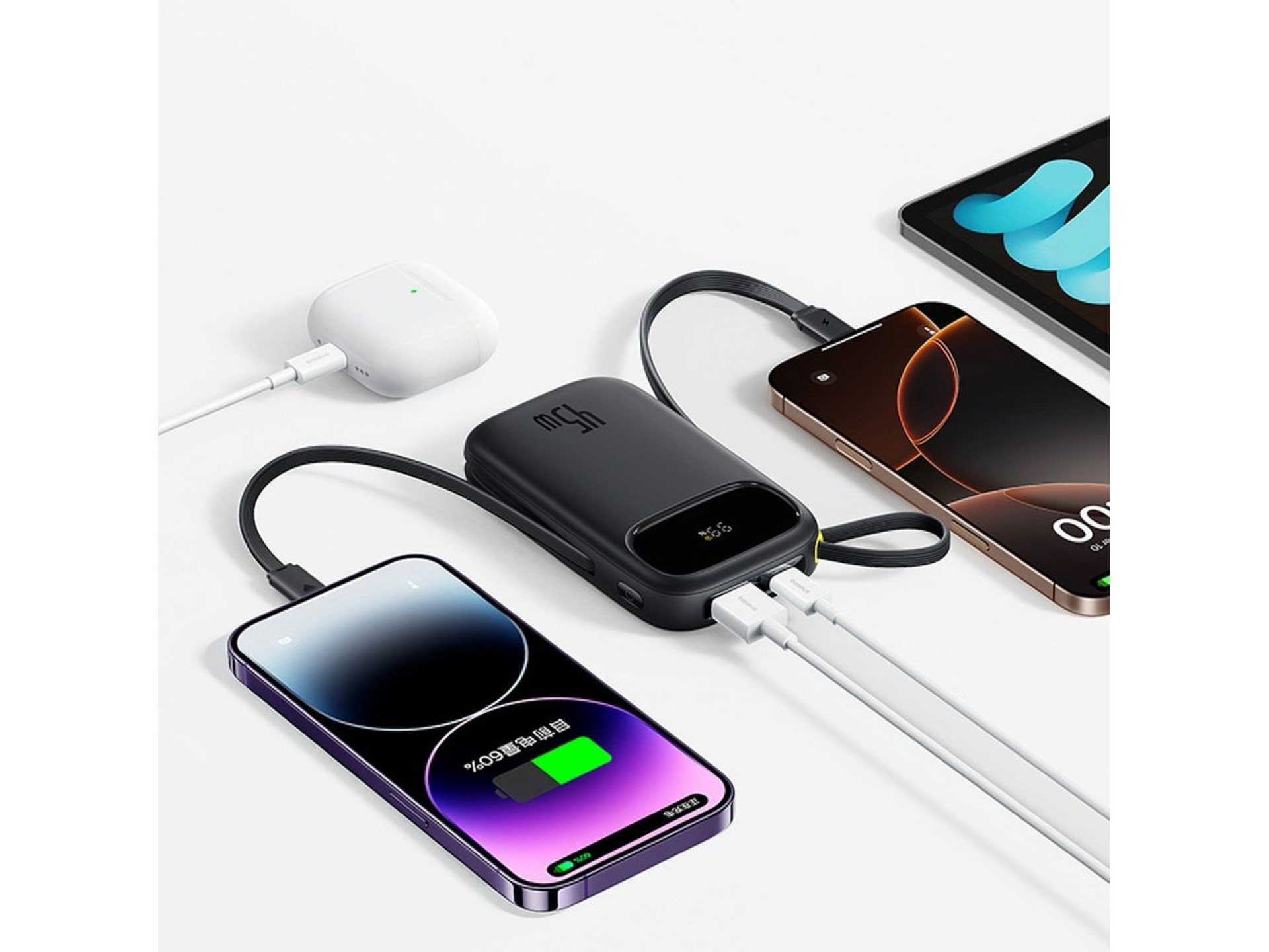 Baseus Powerbank EnerFill FC31 20000mAh 45W USB-C Lightning black