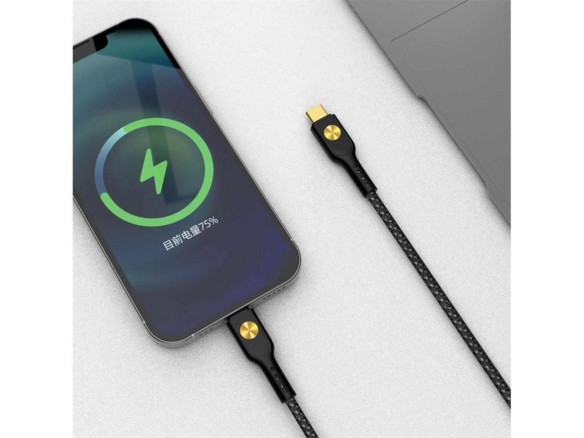 Cable urbano WIWU 30W Wi-C035 CL negro