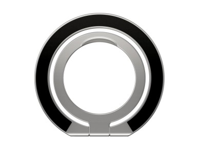 Baseus Halo Series - Soporte de anillo met�lico plegable (anillo �nico), color plateado