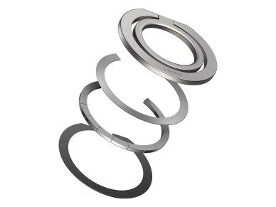 Baseus Halo Series - Soporte de anillo met�lico plegable (anillo �nico), color plateado