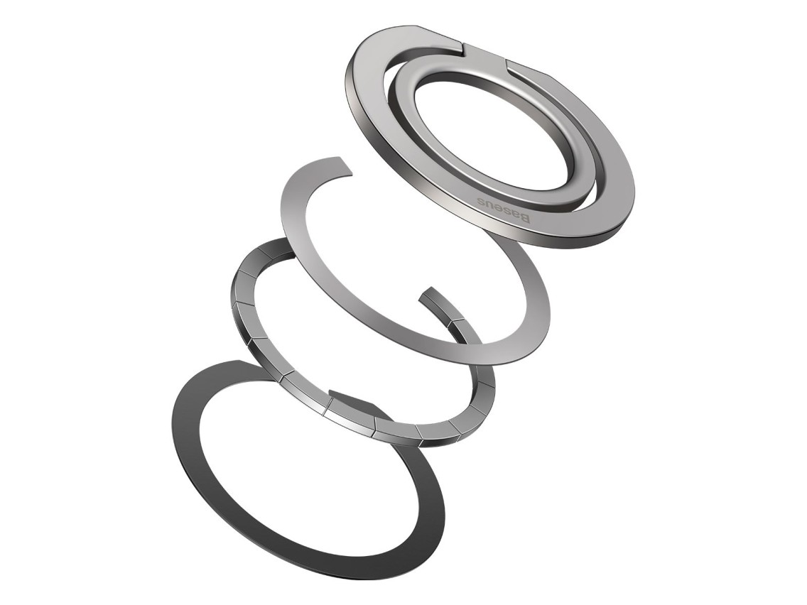 Baseus Halo Series Foldable Metal Ring Stand(Single-ring)Silver