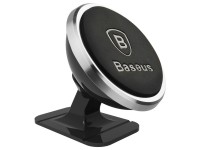 Soporte magnético para coche Baseus 360, plateado