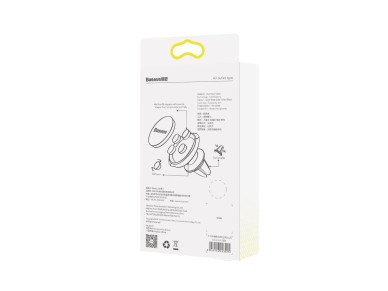 Soporte magnético para coche Baseus Small Ears con ventilación de aire, color negro