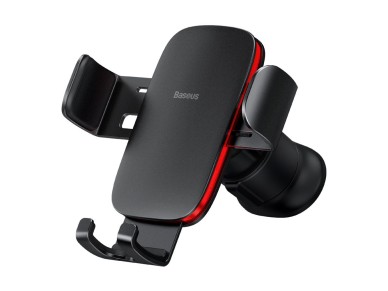 Soporte para coche Baseus Metal Age II negro con gravedad para salida de aire