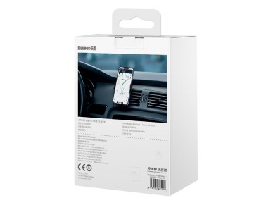 Soporte para coche Baseus Metal Age II negro con gravedad para salida de aire