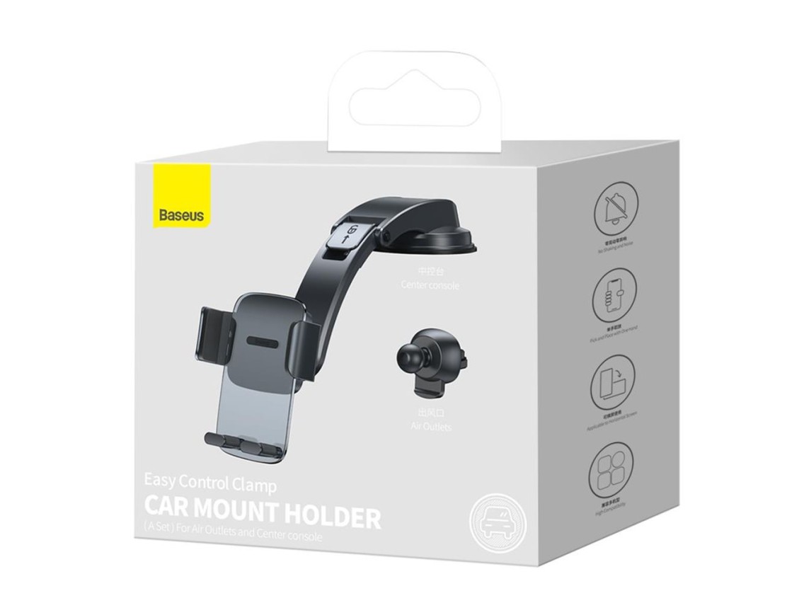 Baseus car holder Easy Control Clamp black