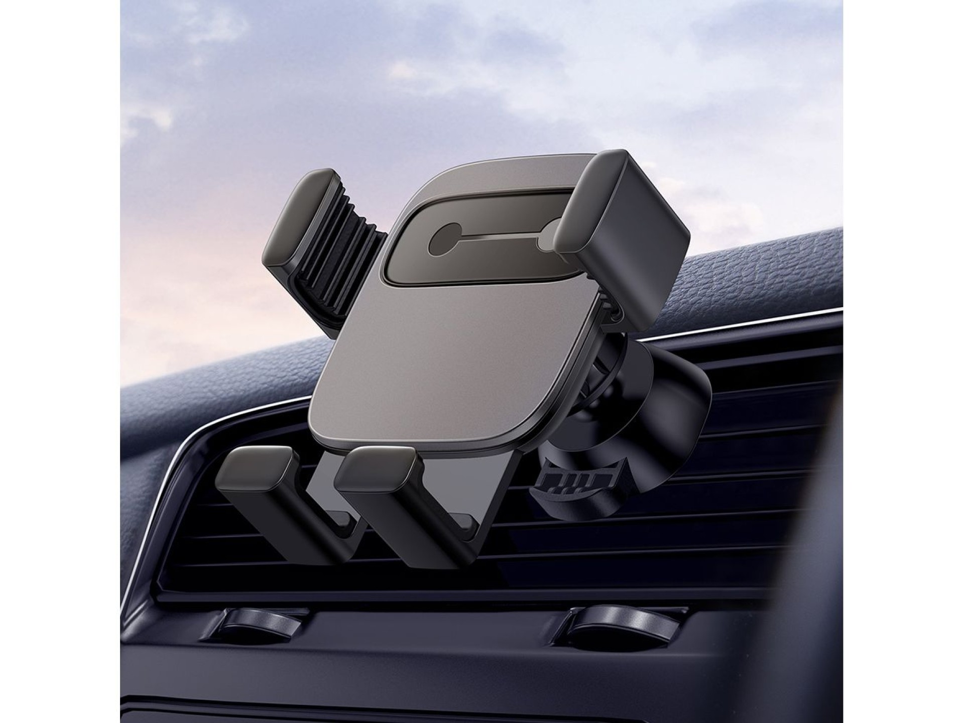Soporte para coche Baseus Cube negro para salida de aire
