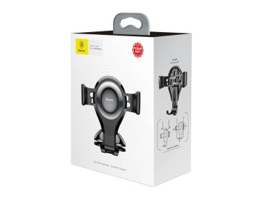 Soporte para coche Baseus Osculum Gravity negro