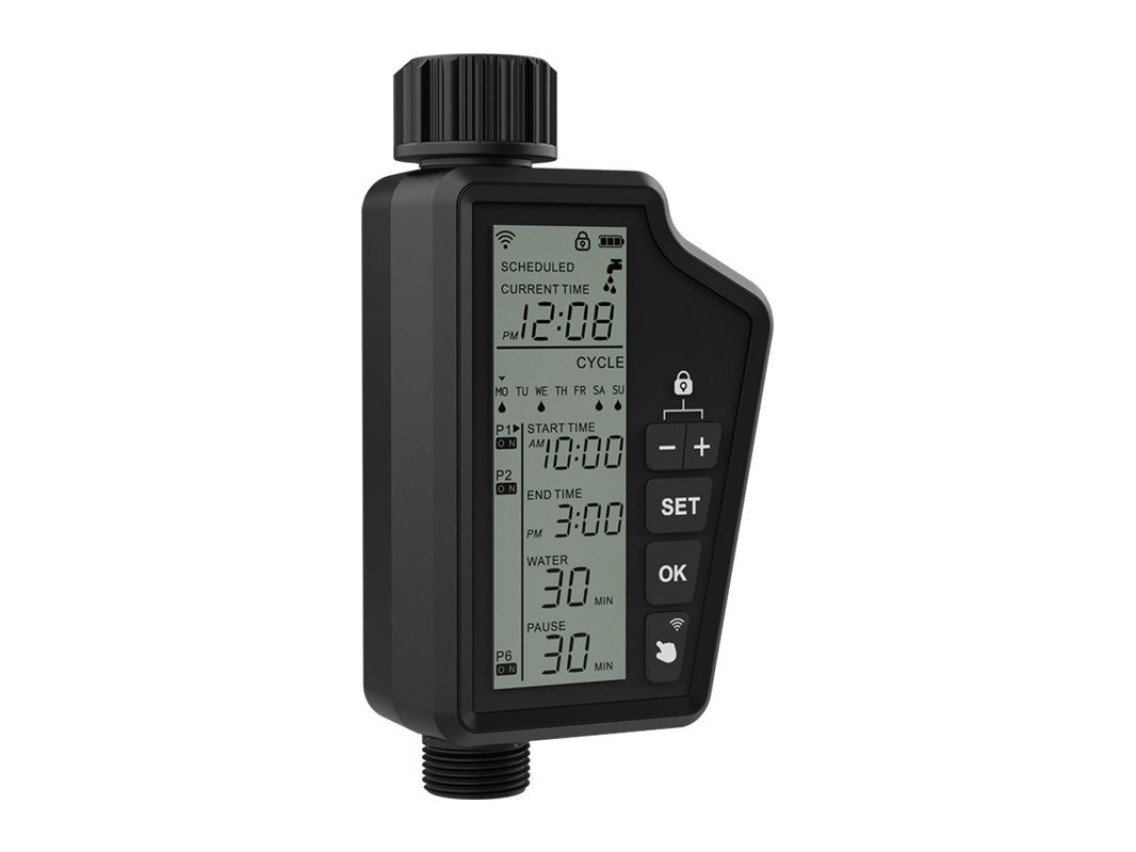 Smart Wi-Fi irrigation controller with large LCD screen Avatto SWT60-EU