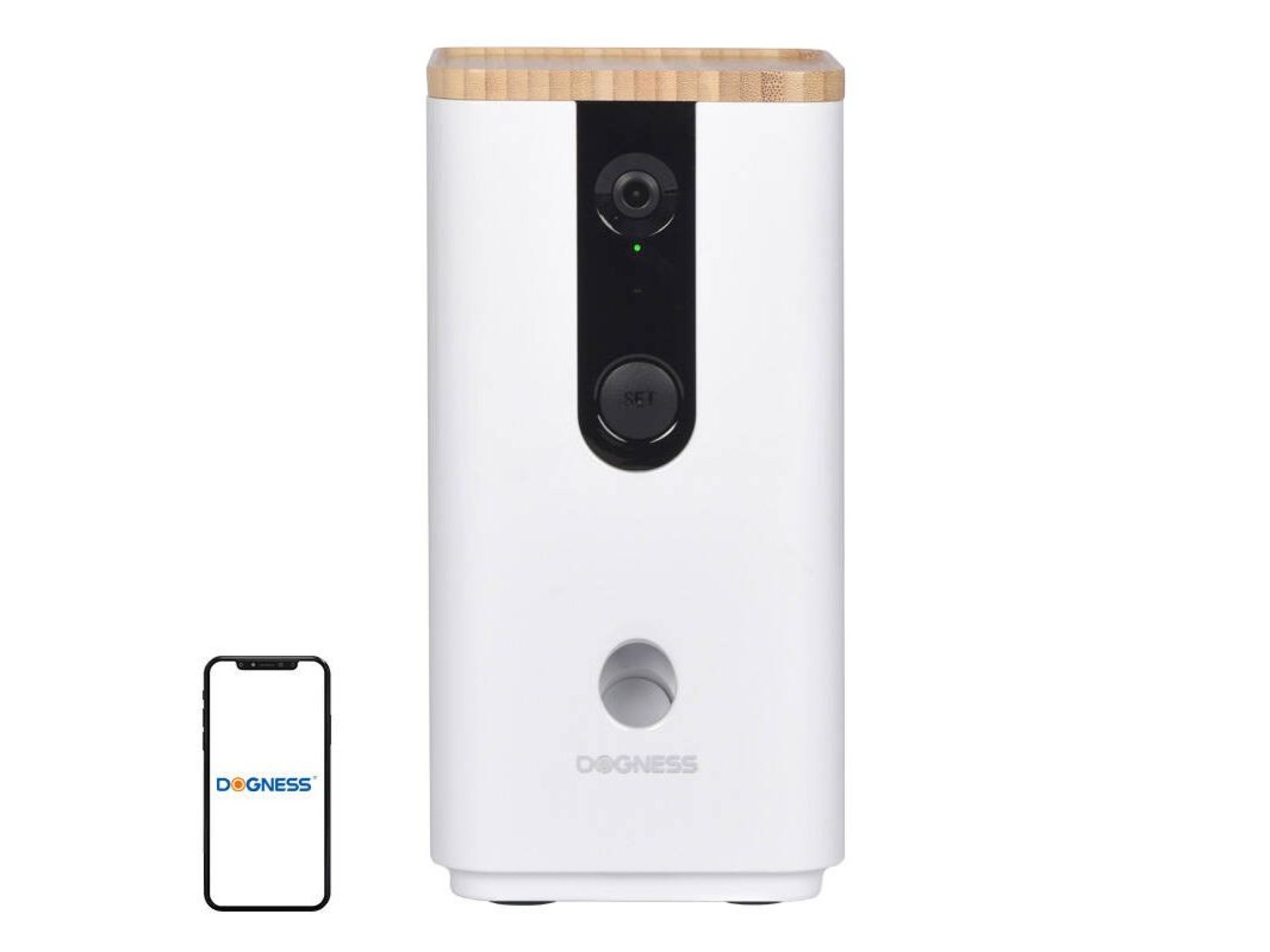 Smart snack feeder with camera T03 Dogness (White)
