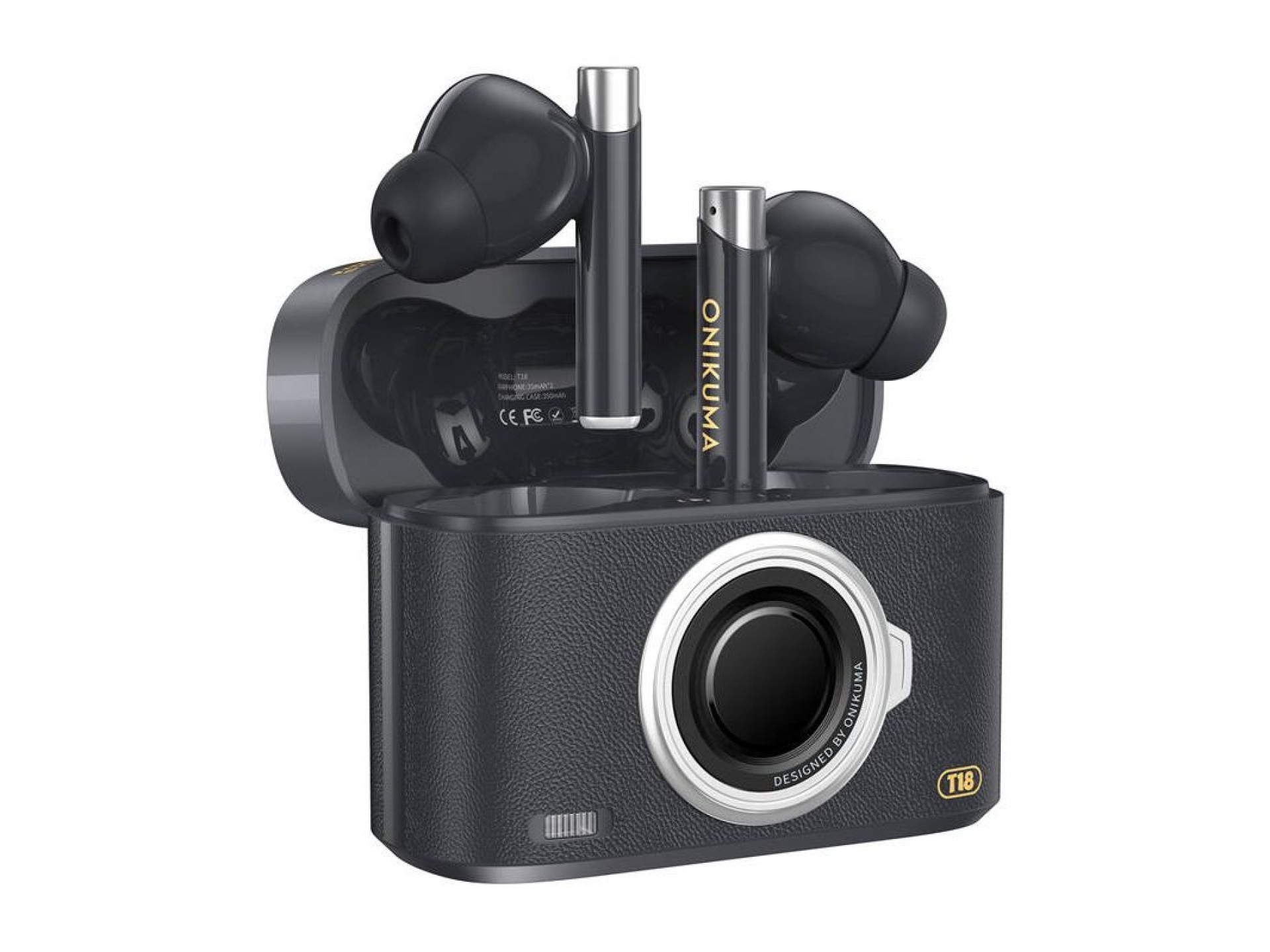 ONIKUMA T18 in-ear headphones (black)
