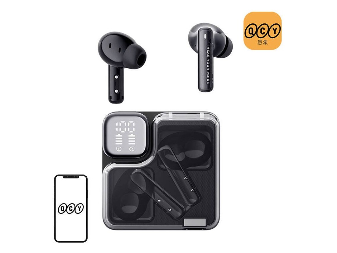 Fones de ouvido TWS QCY MeloBuds Neo T31 (preto)