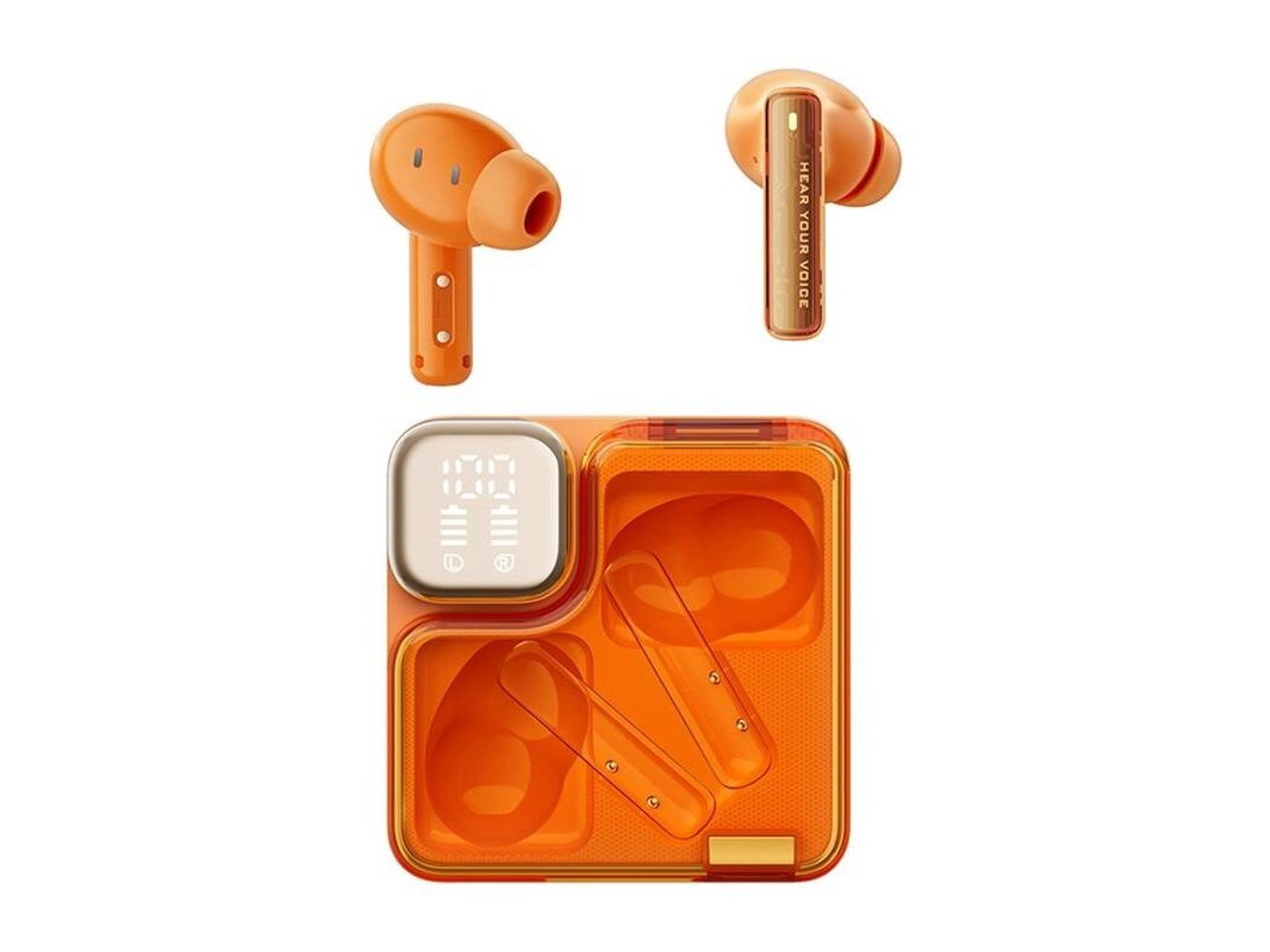 Fones de ouvido TWS QCY MeloBuds Neo T31 (laranja)