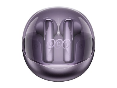Fones de ouvido TWS QCY AilyBuds Clear T32 (roxo) Fones de ouvido TWS QCY AilyBuds Clear T32 (roxo)