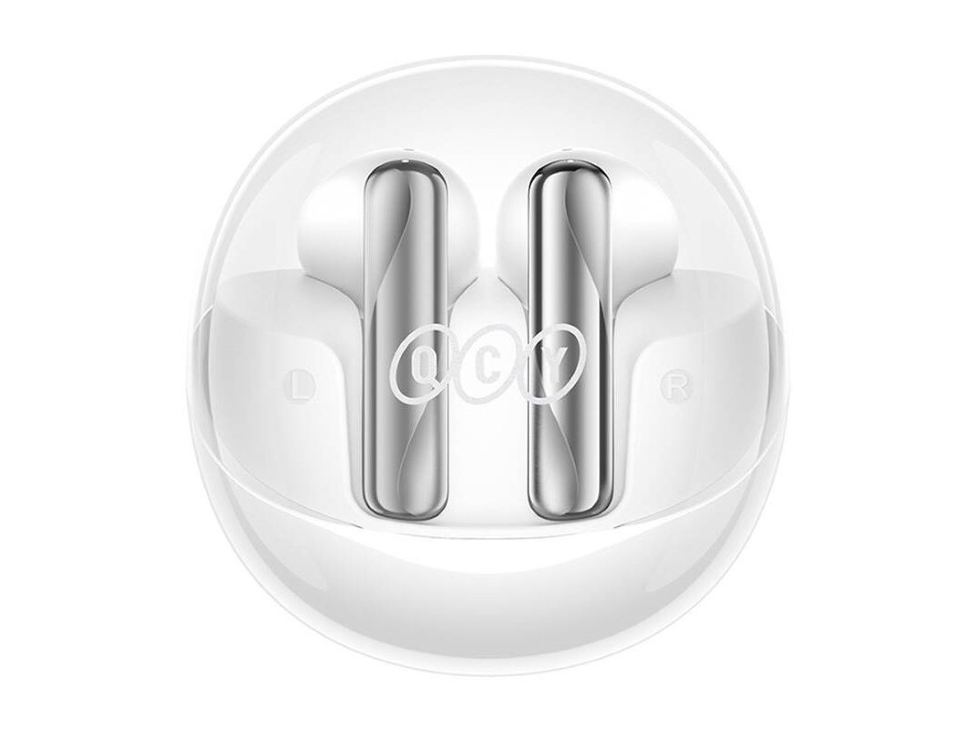 TWS QCY AilyBuds Clear T32 Headphones (white)