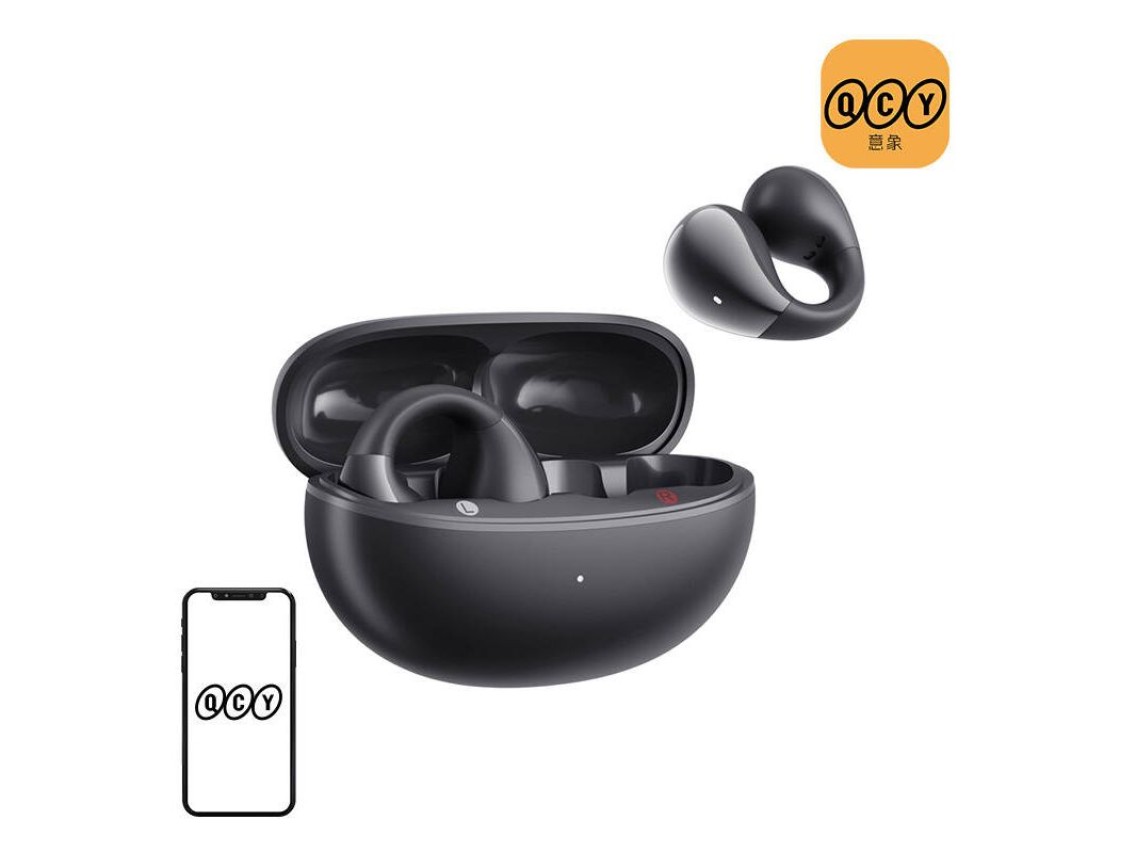 Fones de ouvido QCY Crossky Clip C30 (pretos)