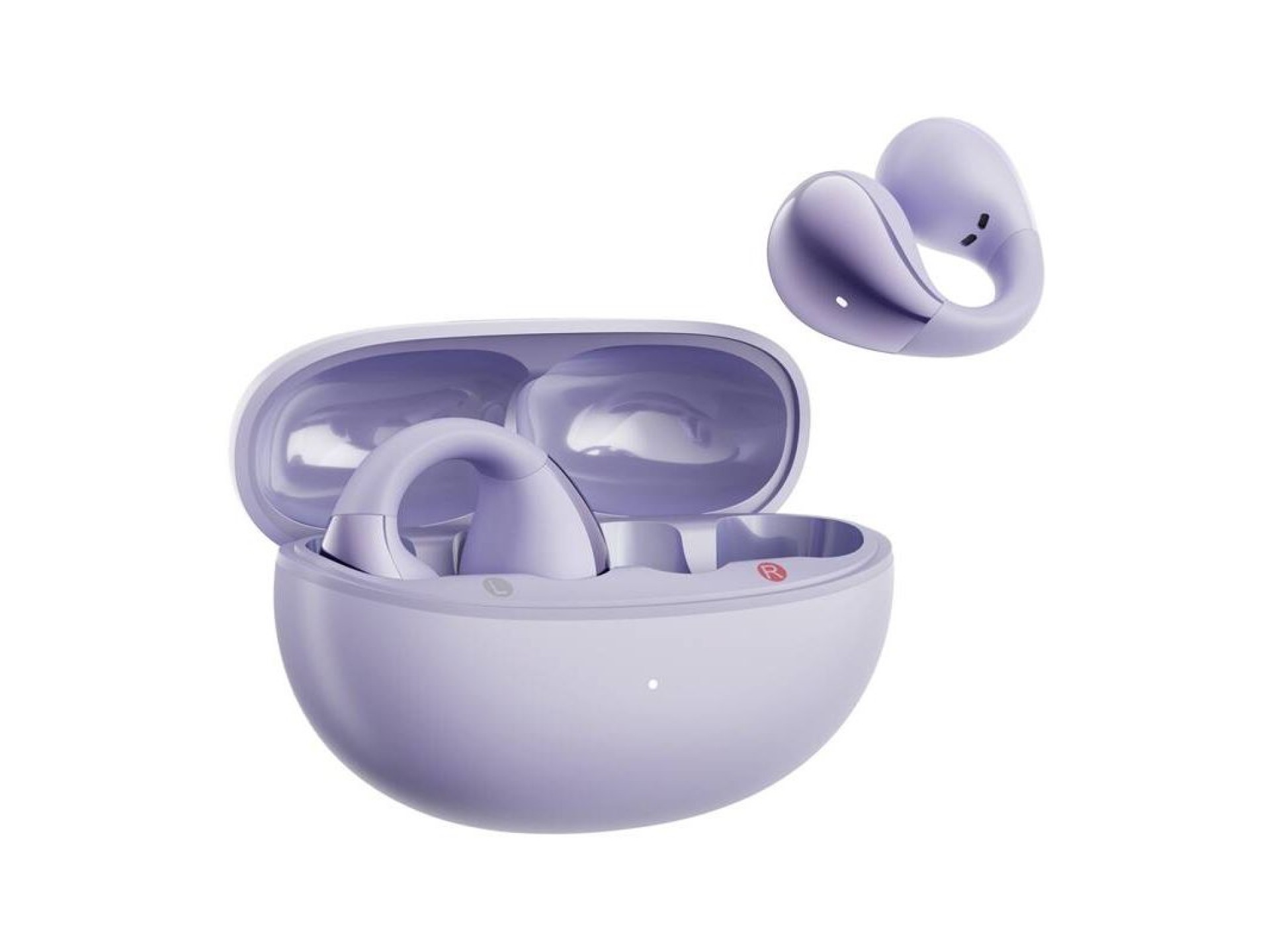 Fones de ouvido QCY Crossky Clip C30 (roxo)