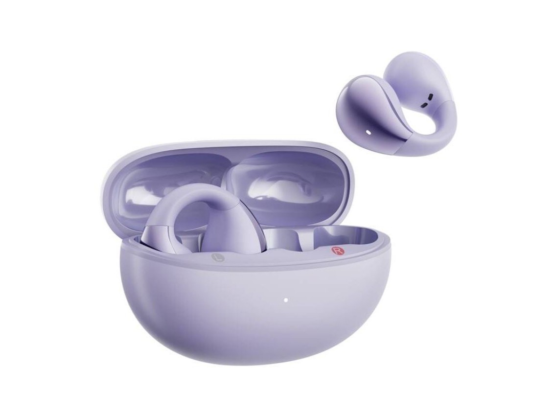 Fones de ouvido QCY Crossky Clip C30 (roxo)