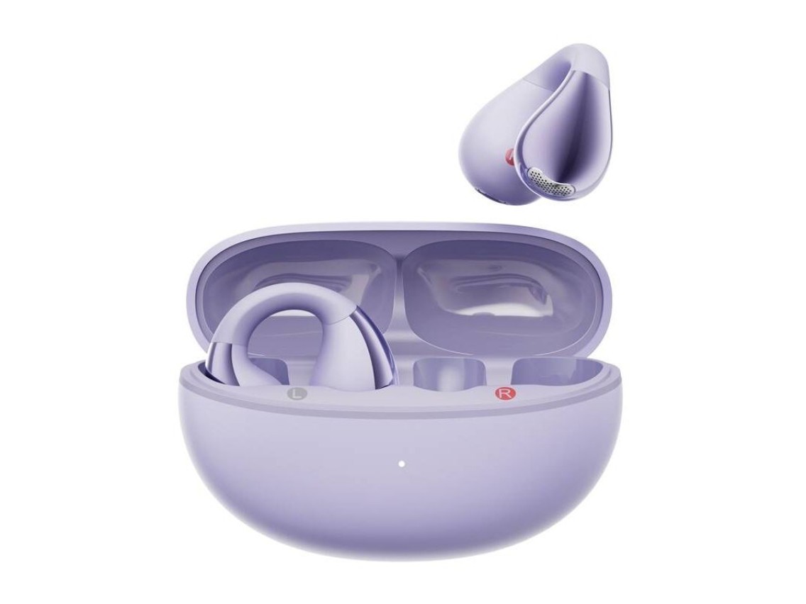 Fones de ouvido QCY Crossky Clip C30 (roxo)