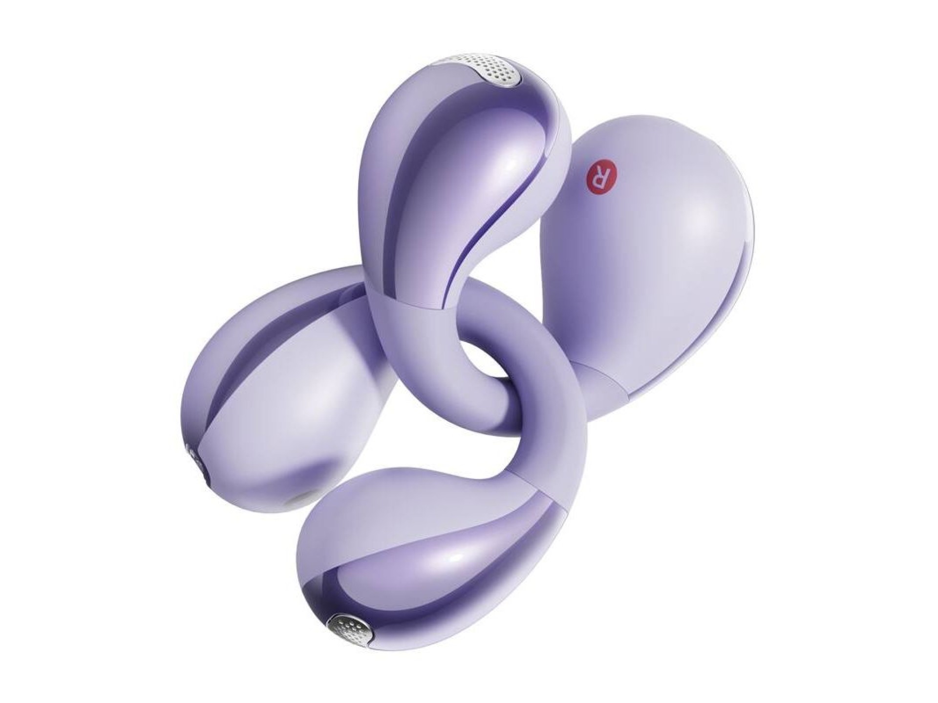 Fones de ouvido QCY Crossky Clip C30 (roxo)