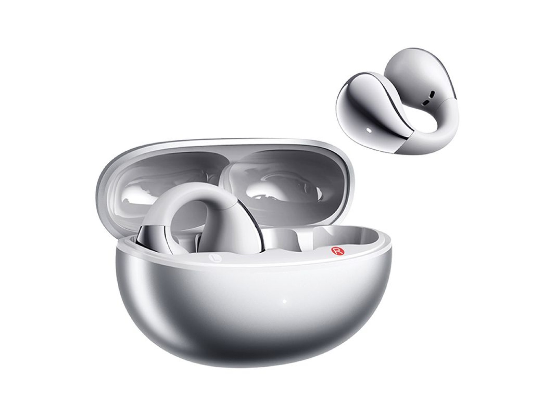 QCY Crossky Clip C30S headphones (silver)