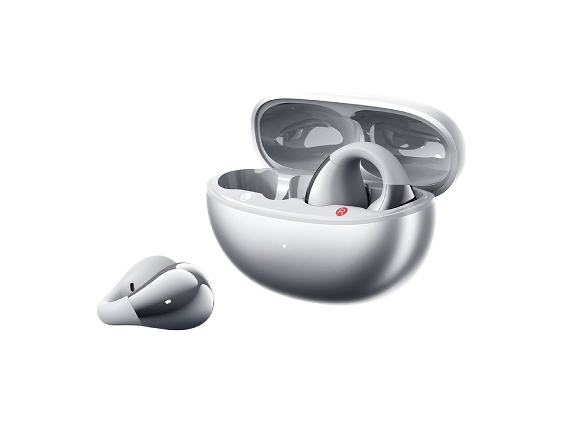 QCY Crossky Clip C30S headphones (silver)