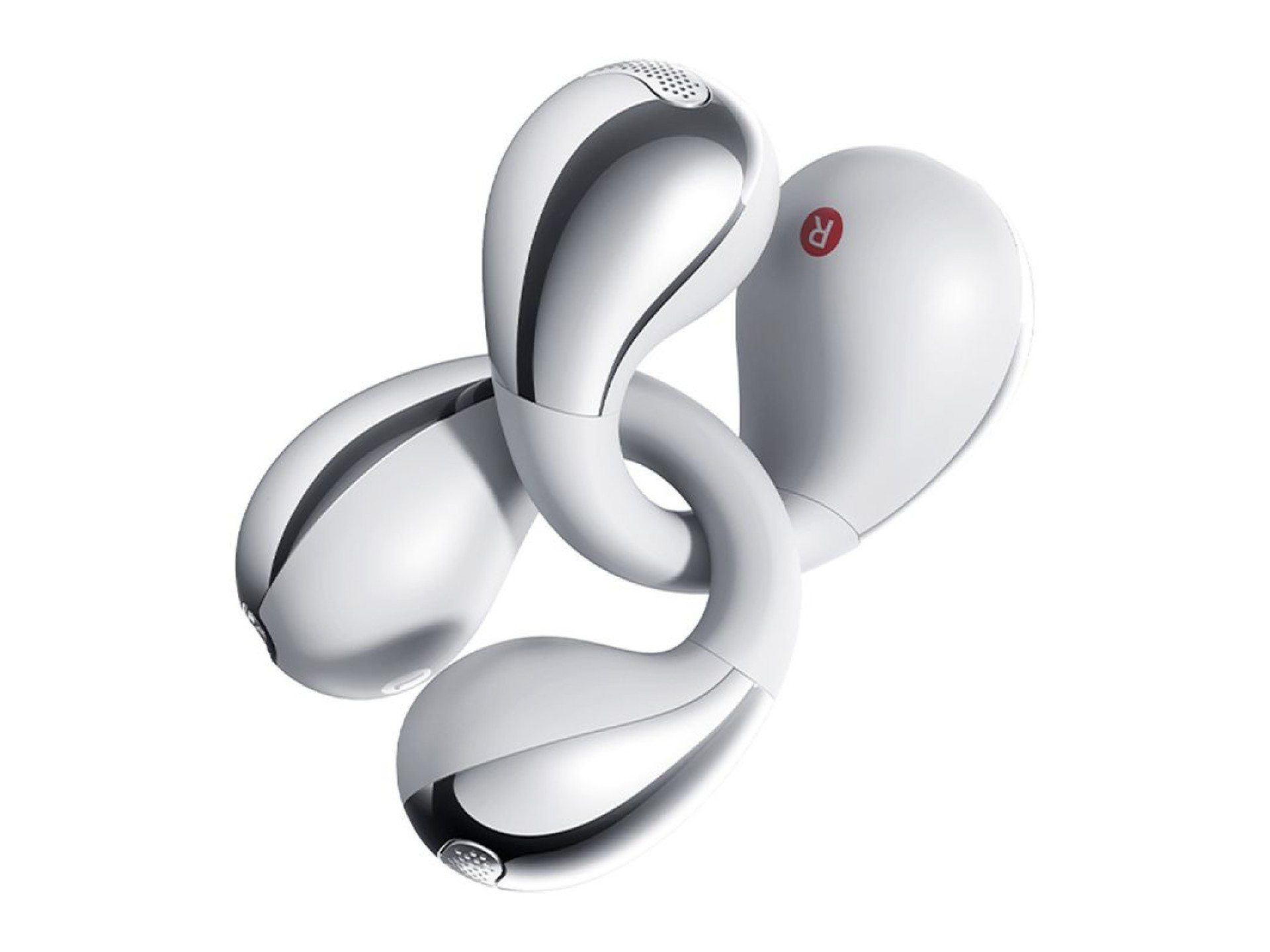 QCY Crossky Clip C30S headphones (silver)