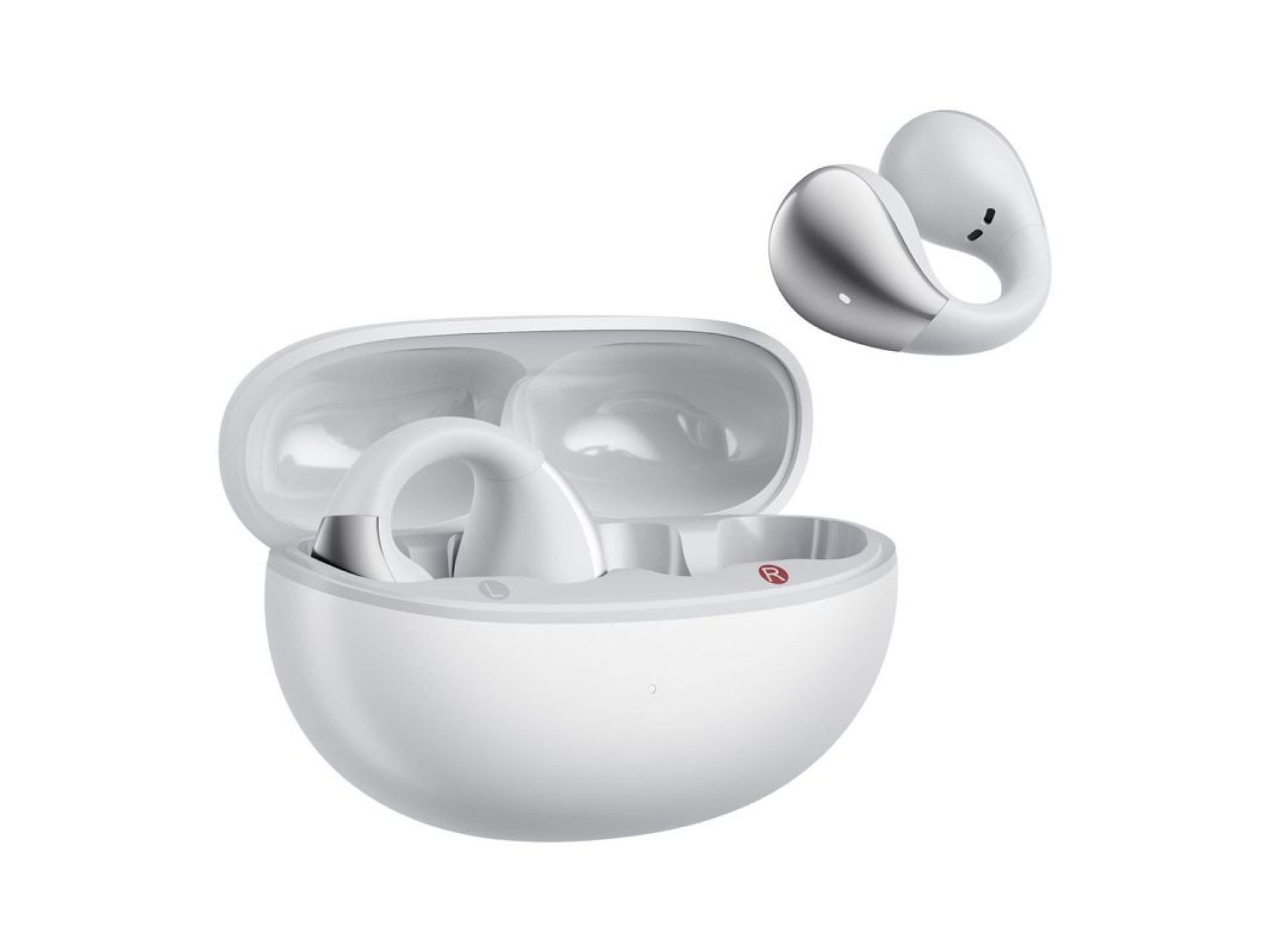 Fones de ouvido QCY Crossky Clip C30S (brancos)