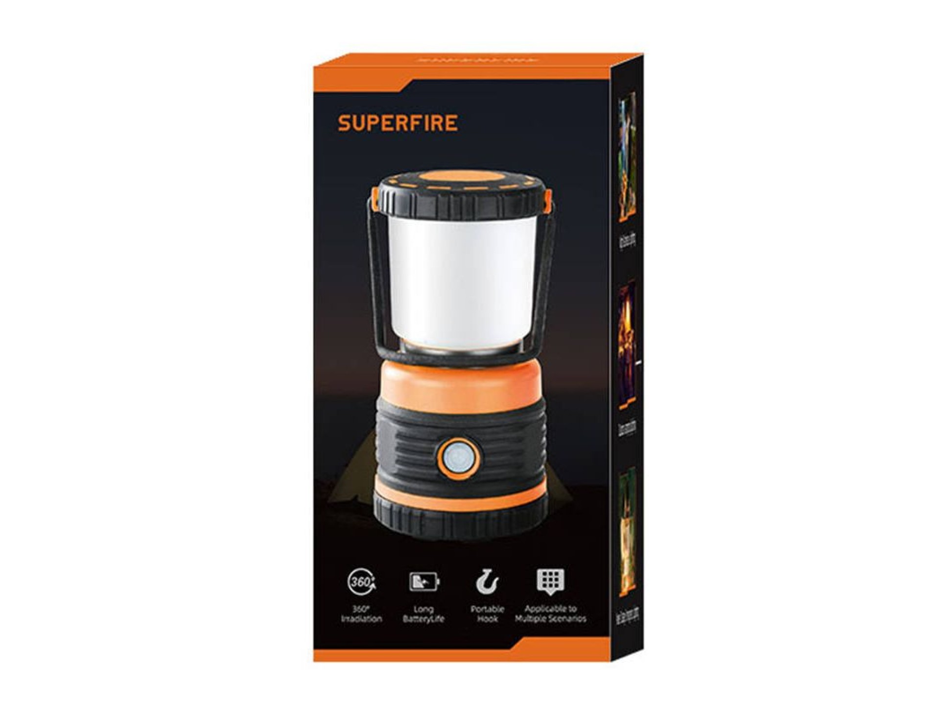 Lámpara de camping Superfire T39, 12 W, 850 lm