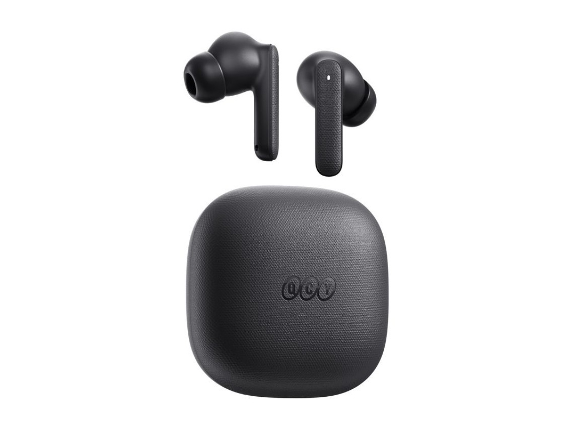 Fones de ouvido TWS QCY Buds T43 ENC (cinza)