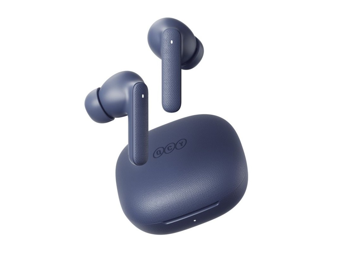 Fones de ouvido TWS QCY Buds T43 ENC (azul)