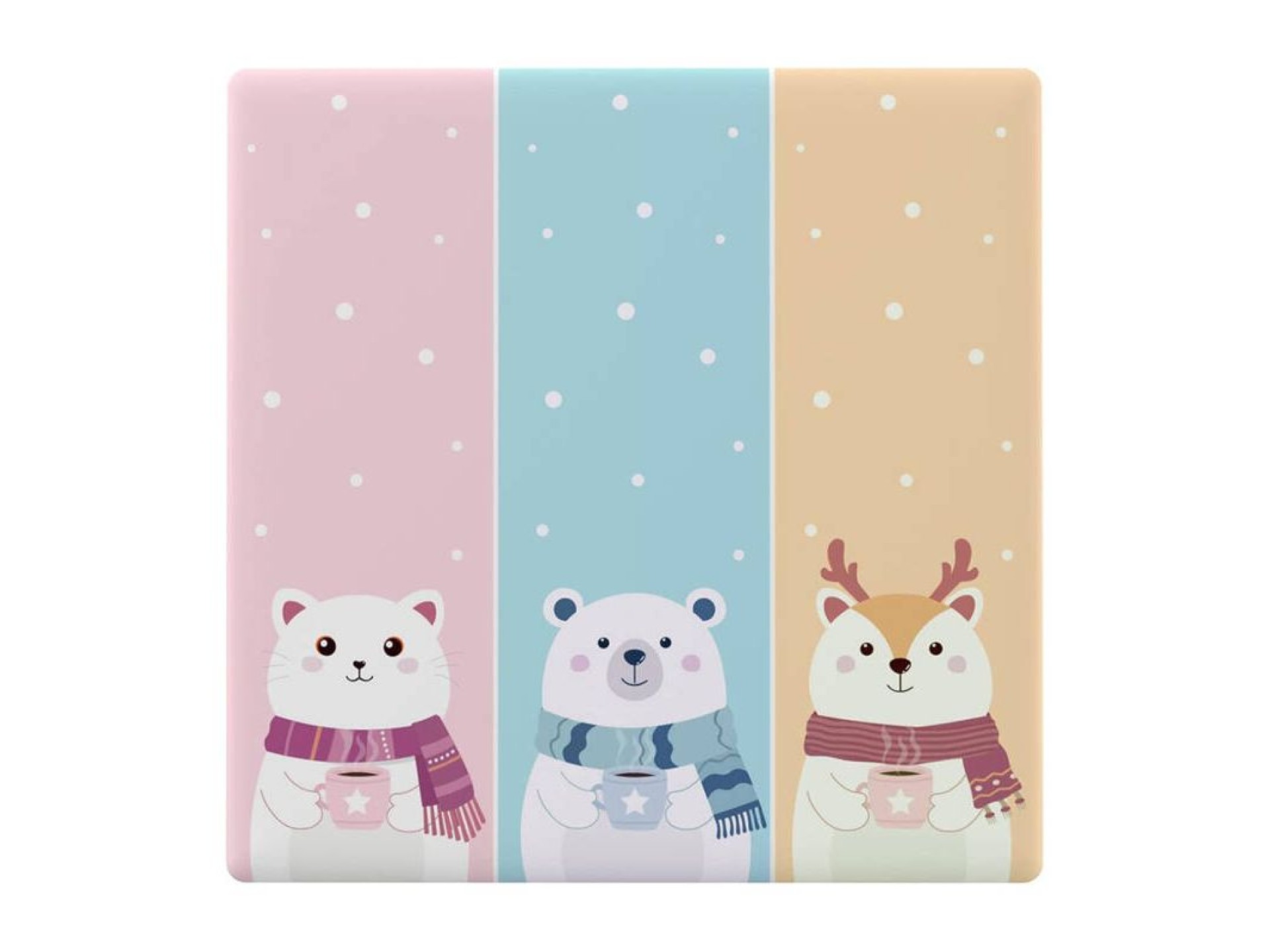 Capa decorativa / tampa para interruptor de toque T5 SONOFF Cartoon 3C