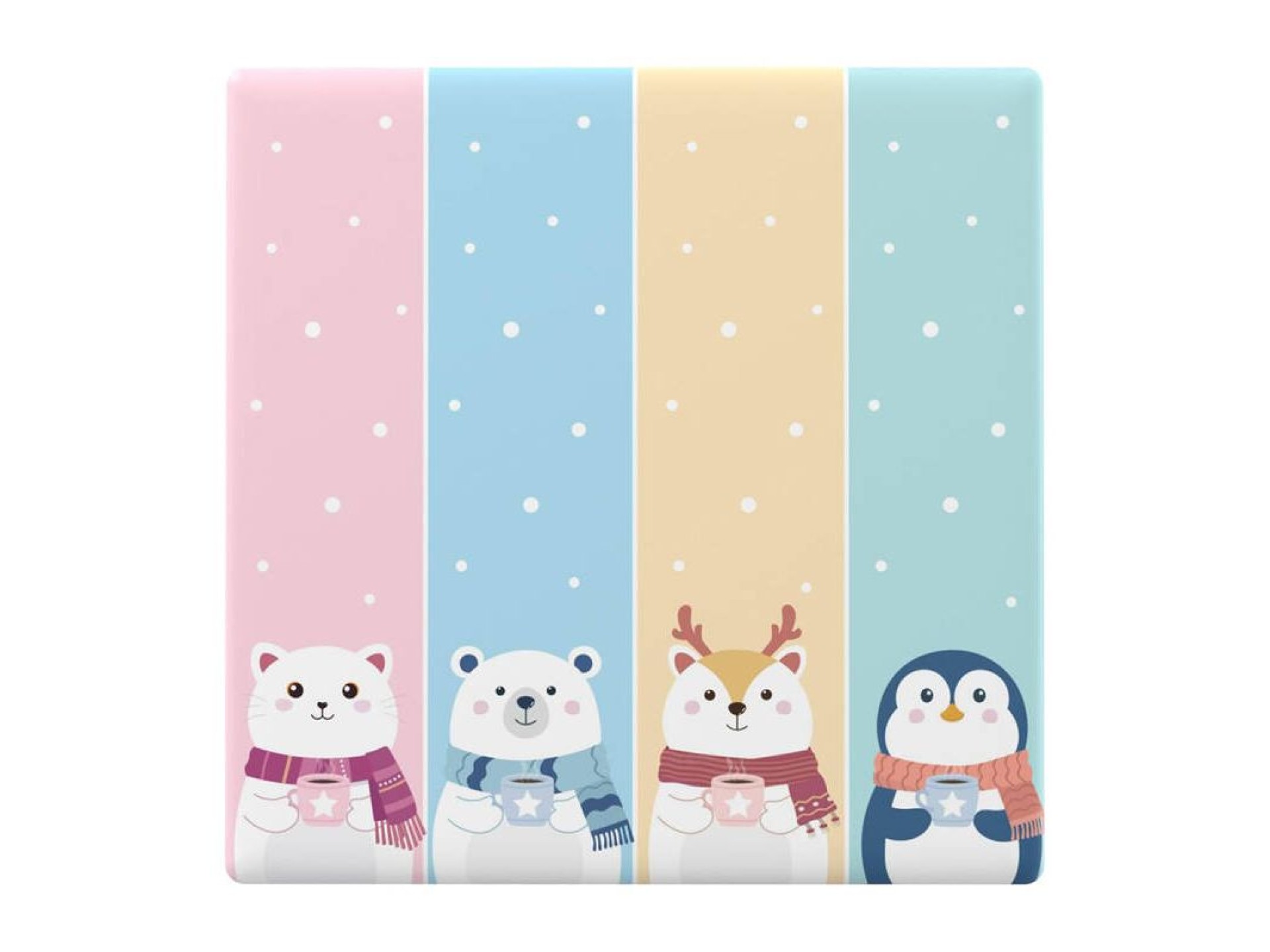 Capa/tampa decorativa para o interruptor de toque T5 SONOFF Cartoon 4C.