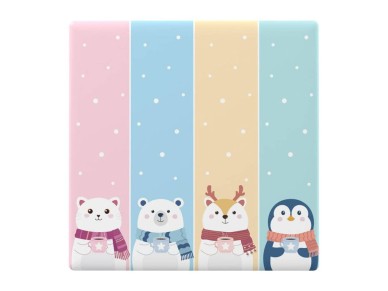 Decorative cover / cap for the T5 SONOFF Cartoon 4C touch switch.
