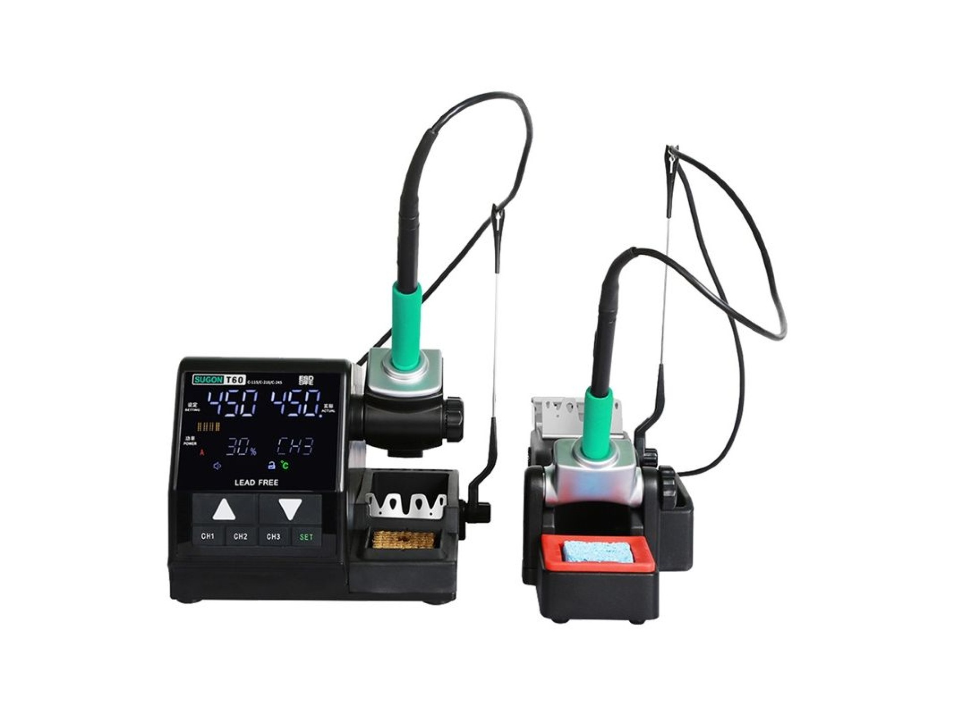 SUGON T60 soldering station + TJ8 extension