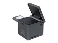 Cargador inductivo Choetech T632-F 3 en 1 de 15 W (negro)