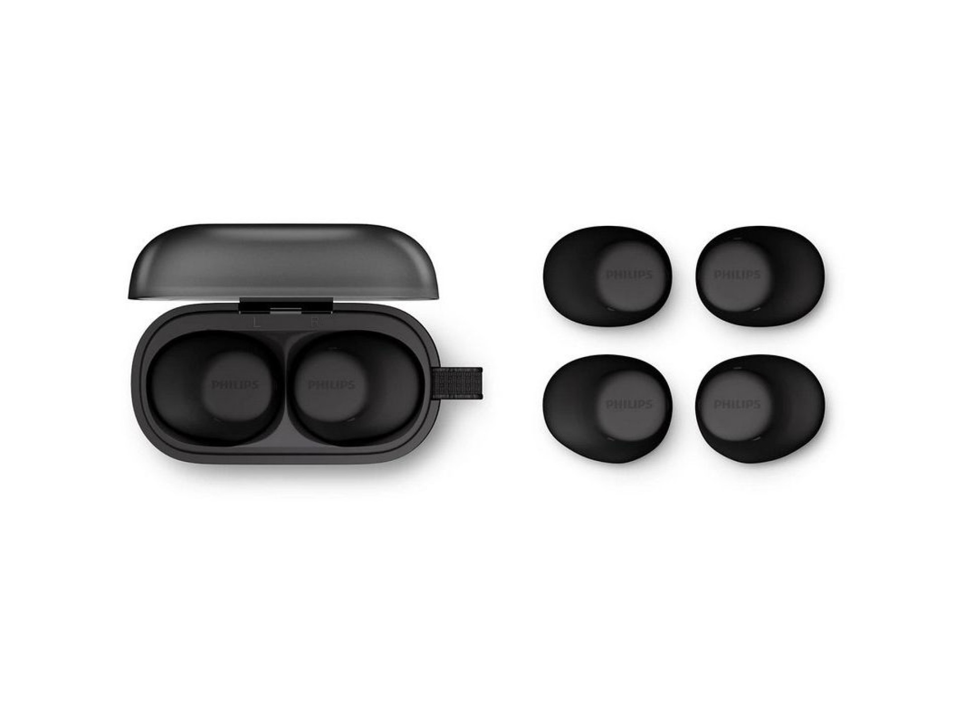 Fones de ouvido Bluetooth Philips TAT2149 com estojo de carregamento / 6 horas de duração da bateria