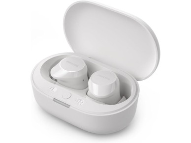 Philips TAT2149 Bluetooth Headphones with Charging Case / 6h Battery Life / White Philips TAT2149 Bluetooth Headphones with Charging Case / 6h Battery Life / White