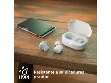 Philips TAT2149 Bluetooth Headphones with Charging Case / 6h Battery Life / White Philips TAT2149 Bluetooth Headphones with Charging Case / 6h Battery Life / White