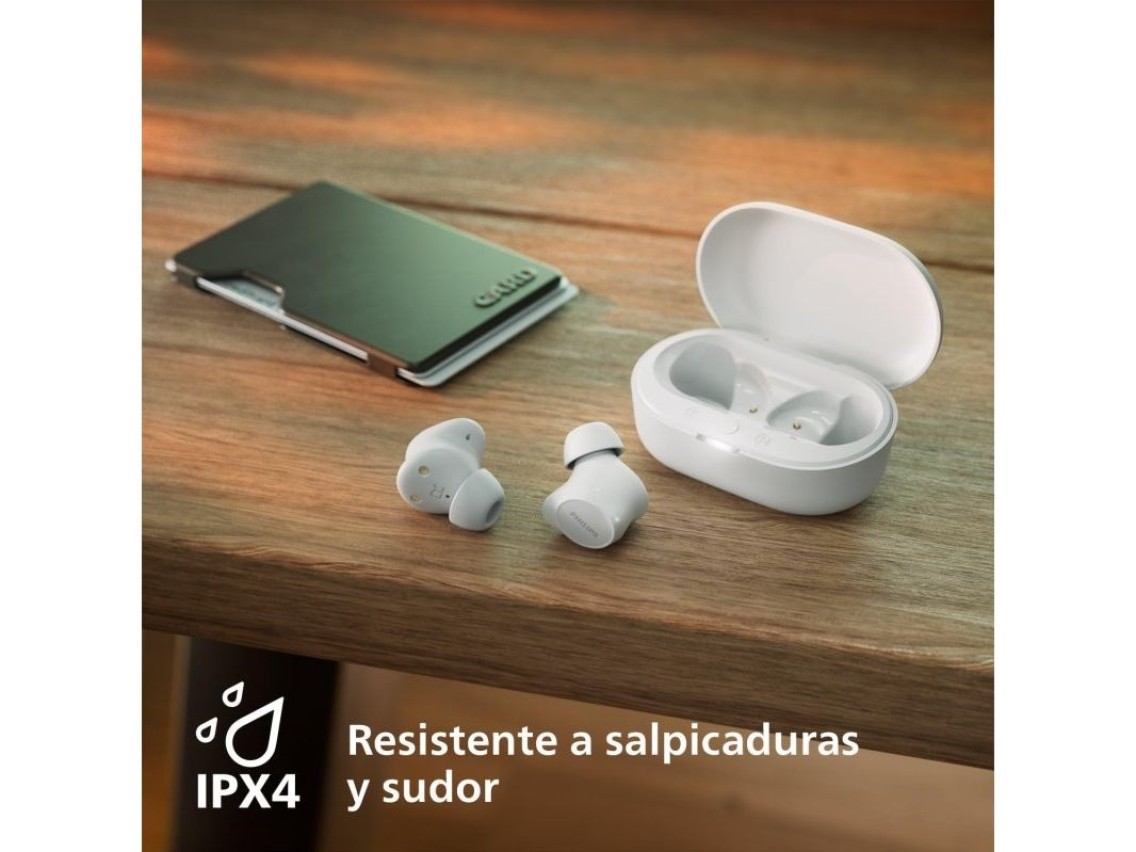 Philips TAT2149 Bluetooth Headphones with Charging Case / 6h Battery Life / White