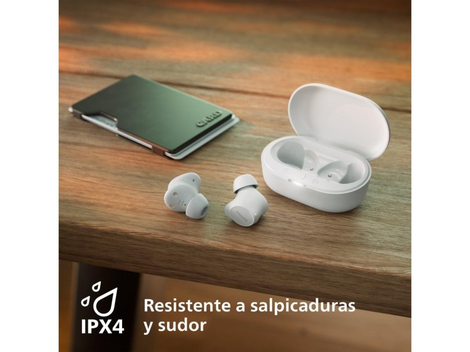 Fones de ouvido Bluetooth Philips TAT2149 com estojo de carregamento / 6 horas de duração da bateria