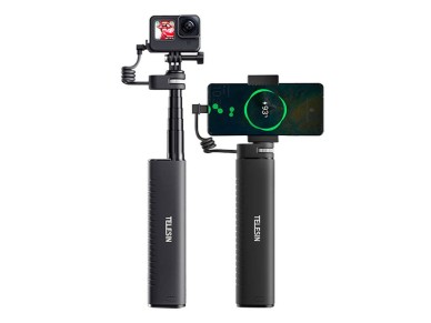 Palo selfie con agarre potente TELESIN (con bater¨ªa externa) TE-CSS-001 Palo selfie con agarre potente TELESIN (con bater¨ªa externa) TE-CSS-001